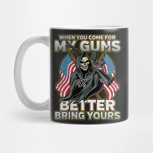 Reaper Second Amendment My Guns Mug